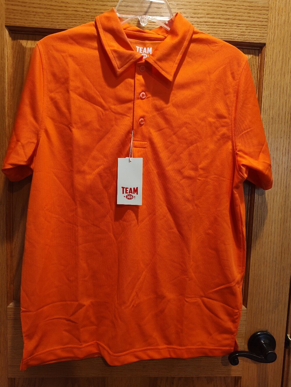 Team 365 Men's Command Snag Protection Sport Orange Polo Shirt, Style TT21
